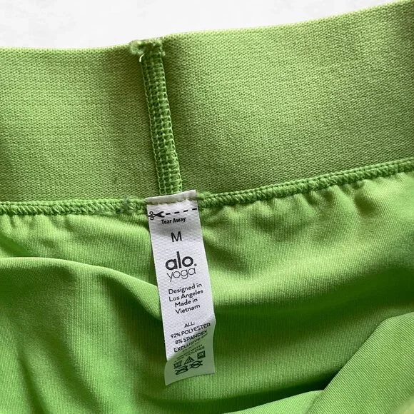ALO Aces Tennis Skirt in Green Apple - Picture 5 of 7
